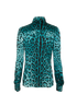 Dolce & Gabbana Leopard Print Shirt, &pound;150, Clothing, Black/Blue, Silk, Back view