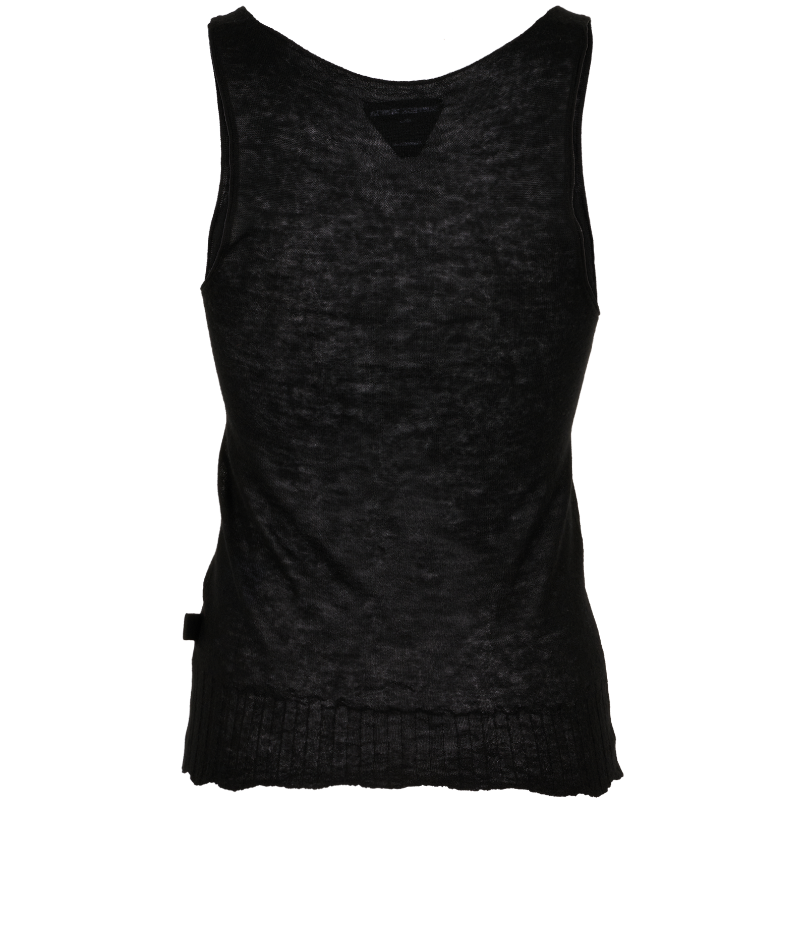 Bottega Veneta Icon Super Fine Top, &pound;140, Clothing, Black, Cashmere, Back view