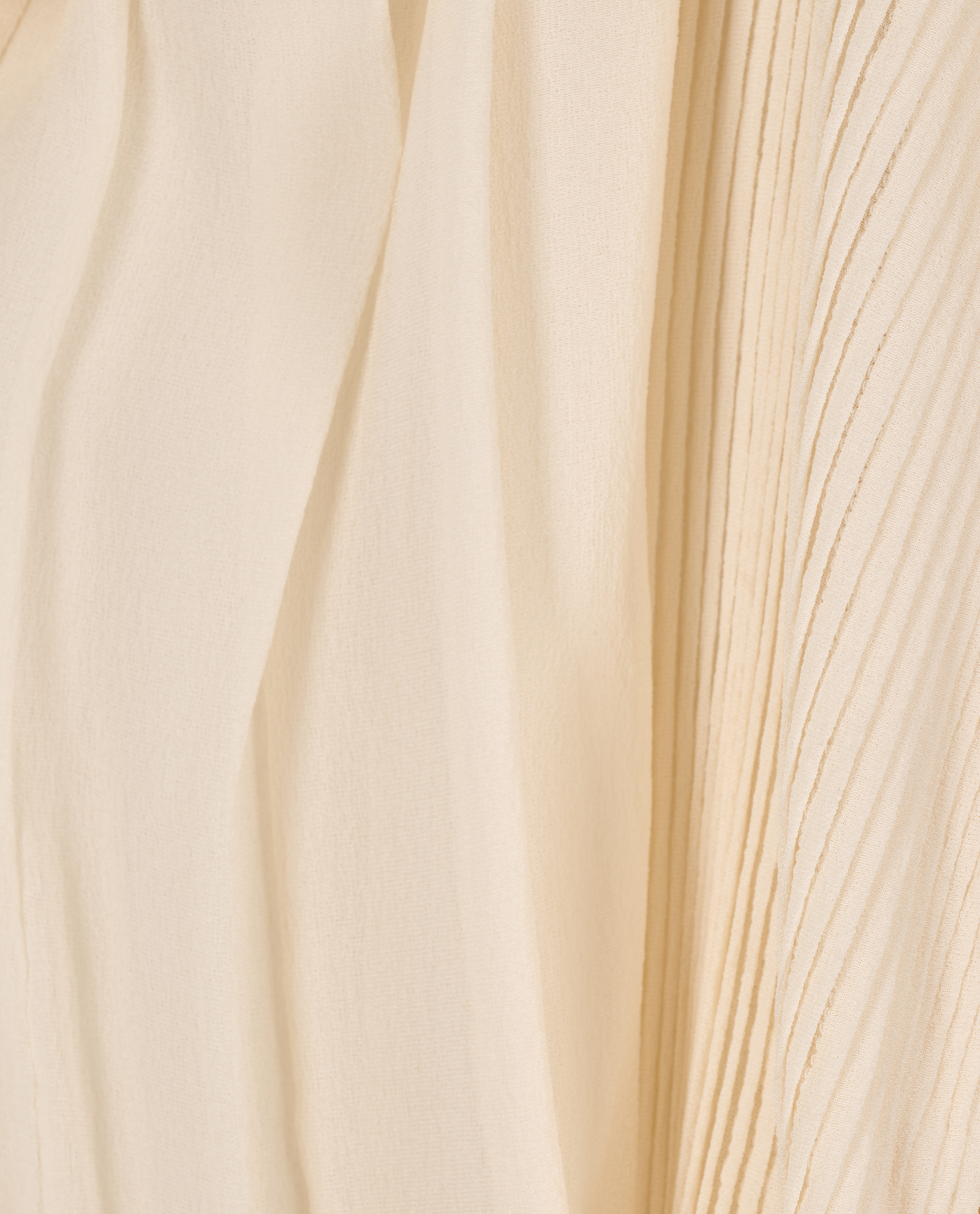 Chloe Pleated Blouse, &pound;80, Clothing, Cream, Silk, Other view