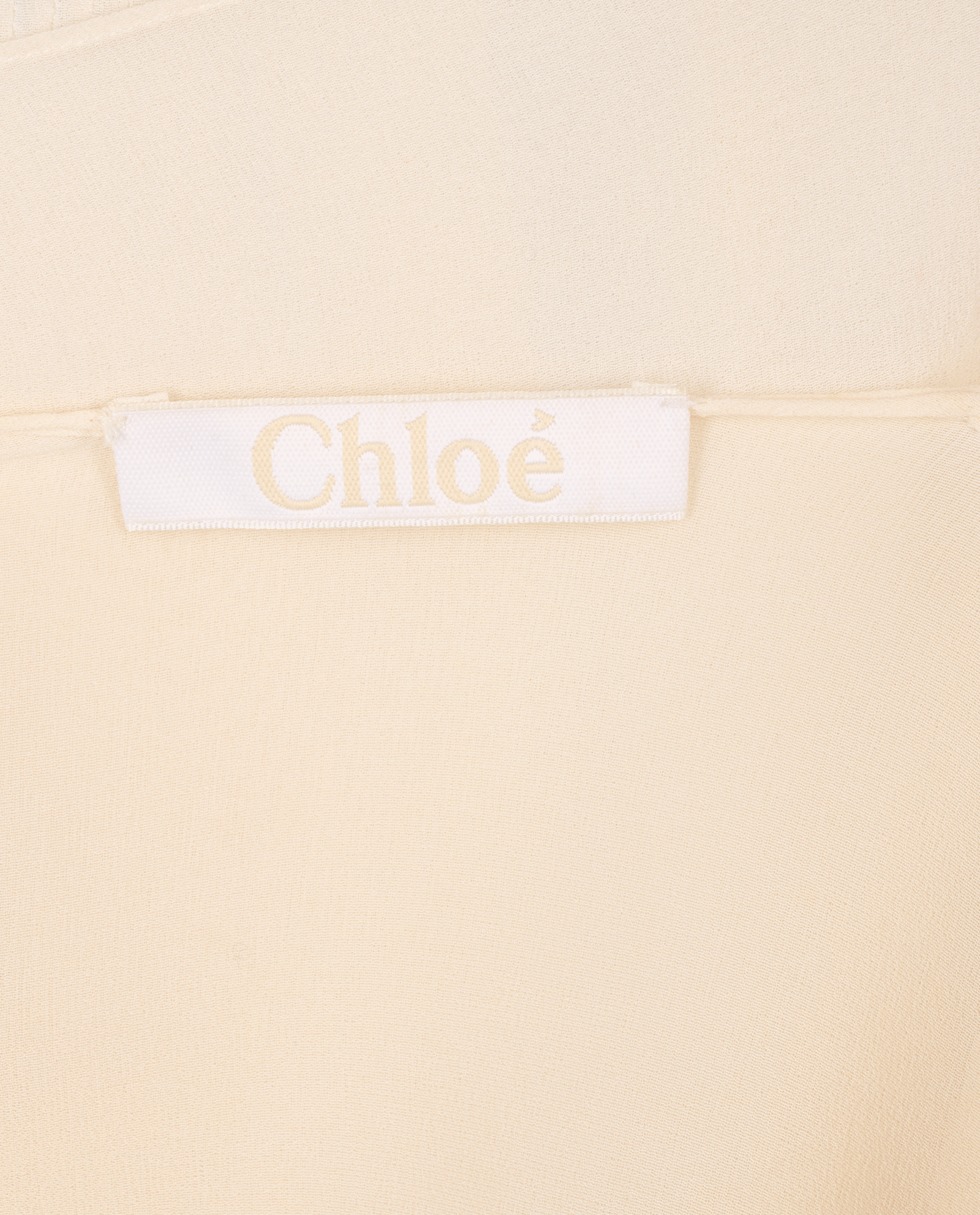 Chloe Pleated Blouse, &pound;80, Clothing, Cream, Silk, Other view