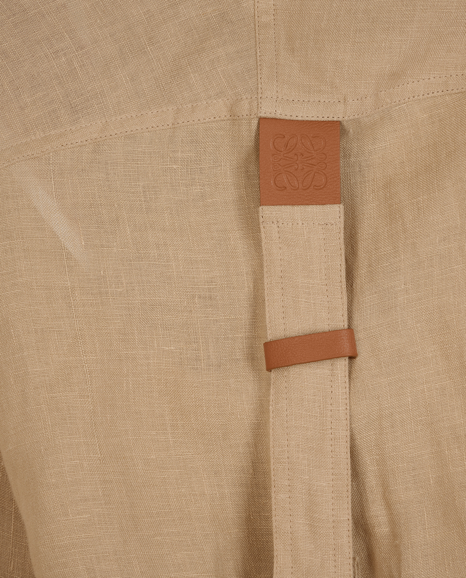 Loewe Paula's Ibiza Shirt, &pound;250, Clothing, Brown, Linen, Other view