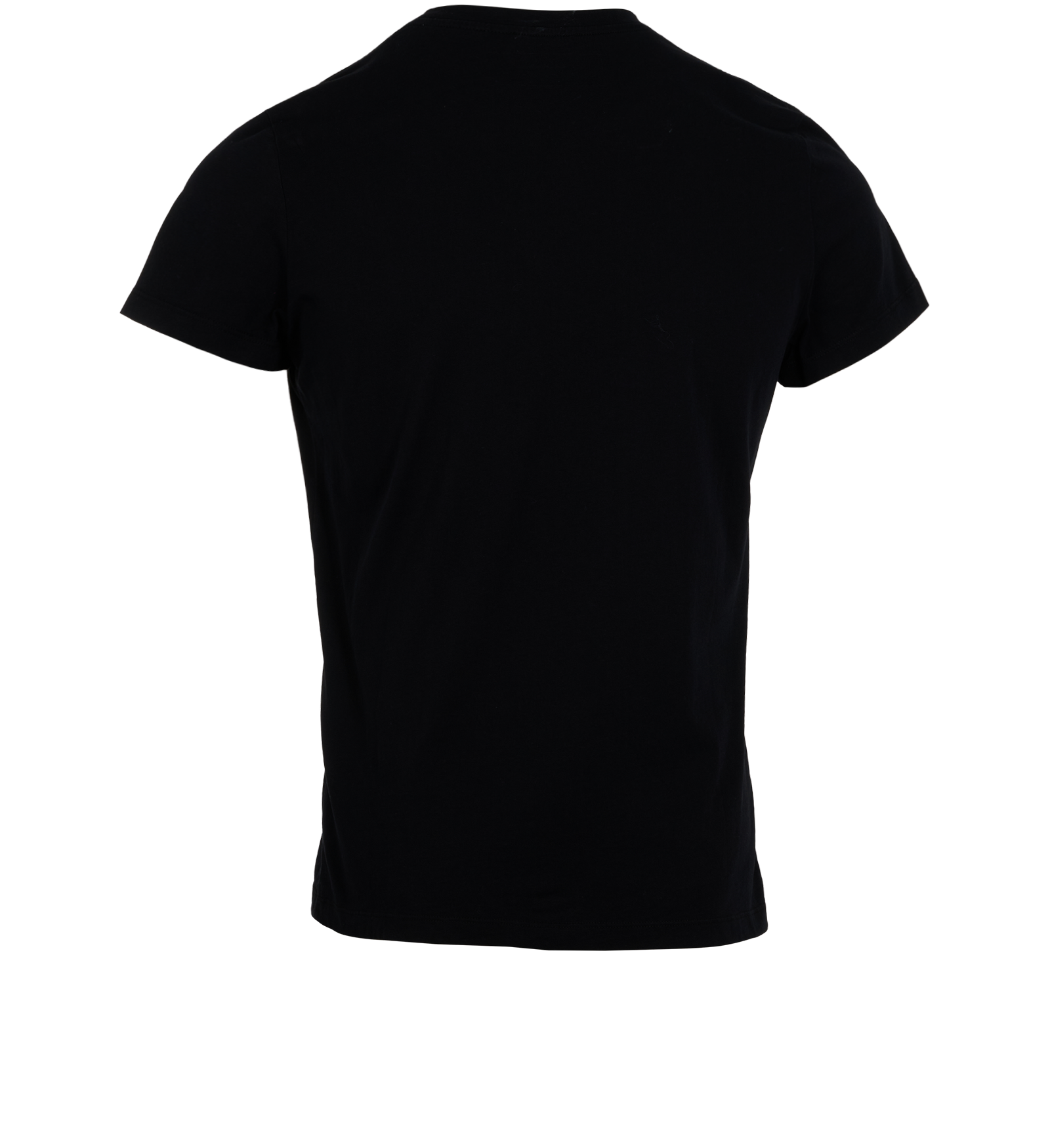 Balmain Logo T-Shirt, &pound;120, Clothing, Black, Cotton, Back view