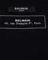 Balmain Logo T-Shirt, &pound;120, Clothing, Black, Cotton, Other view