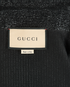Gucci Metallic Effect Button-Up Blouse, &pound;110, Clothing, Black, Silk, Other view