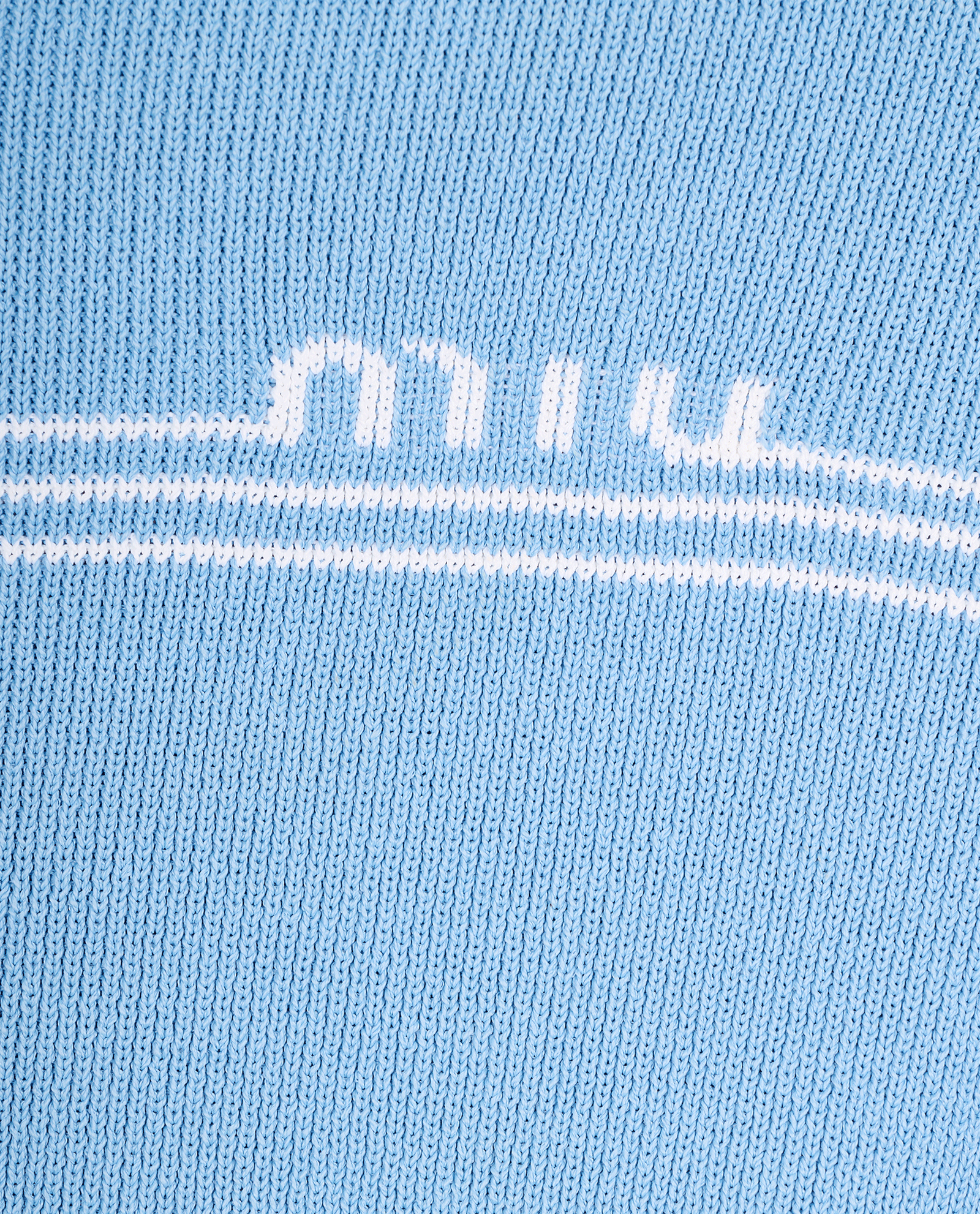 Miu Miu Knitted Cropped Top, &pound;380, Clothing, Blue, Viscose, Other view