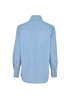 Celine Button-Up Shirt, &pound;320, Clothing, Blue, Cotton, Back view