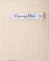 Christian Dior J'Adior 8 Knit Short-Sleeve Top, &pound;350, Clothing, Cream, Cotton/Silk, Other view