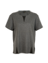 Fendi Tweed Contrast Sleeveless Top, &pound;90, Clothing, Black/Grey, Wool, Front view