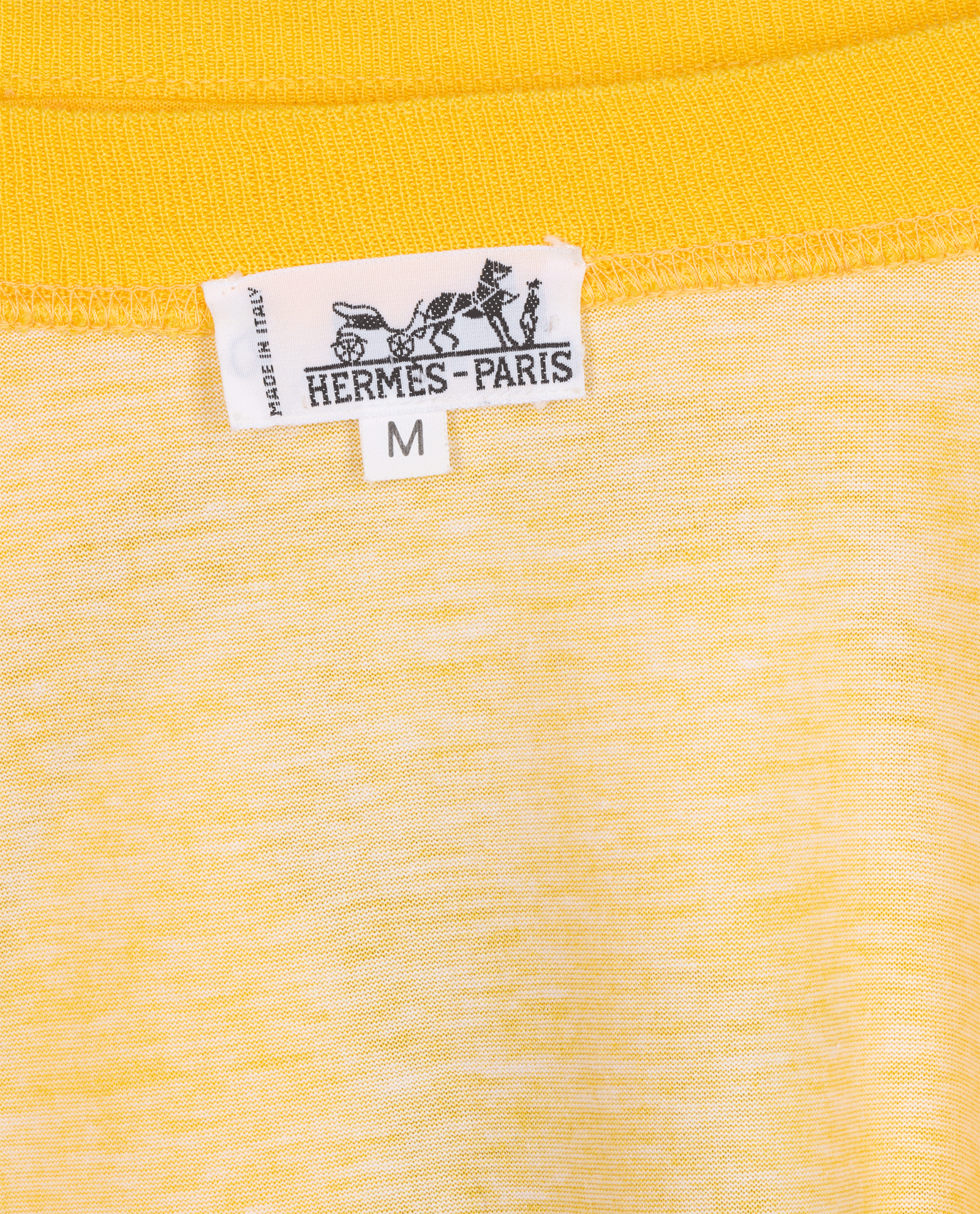Hermes Printed T-Shirt, &pound;150, Clothing, Yellow, Cotton, Other view