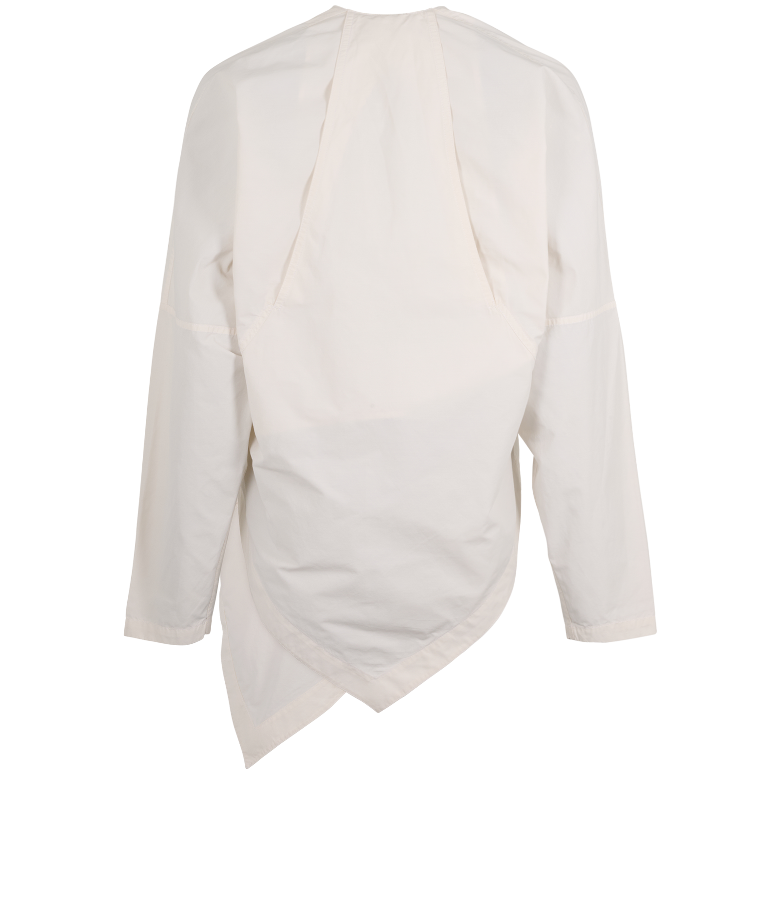 JW Anderson Asymmetric Knot Button Shirt, &pound;80, Clothing, White, Cotton, Back view