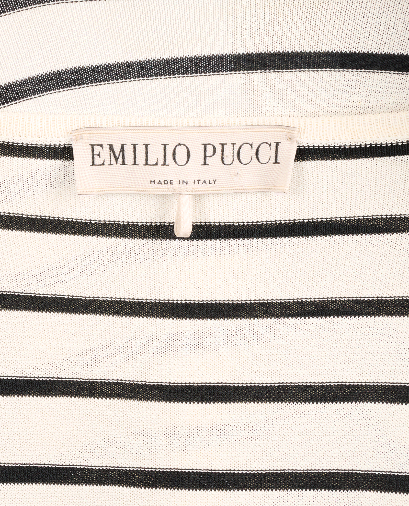 Emilio Pucci Stripe & Floral Cropped Top, &pound;110, Clothing, Blue/White, Viscose, Other view