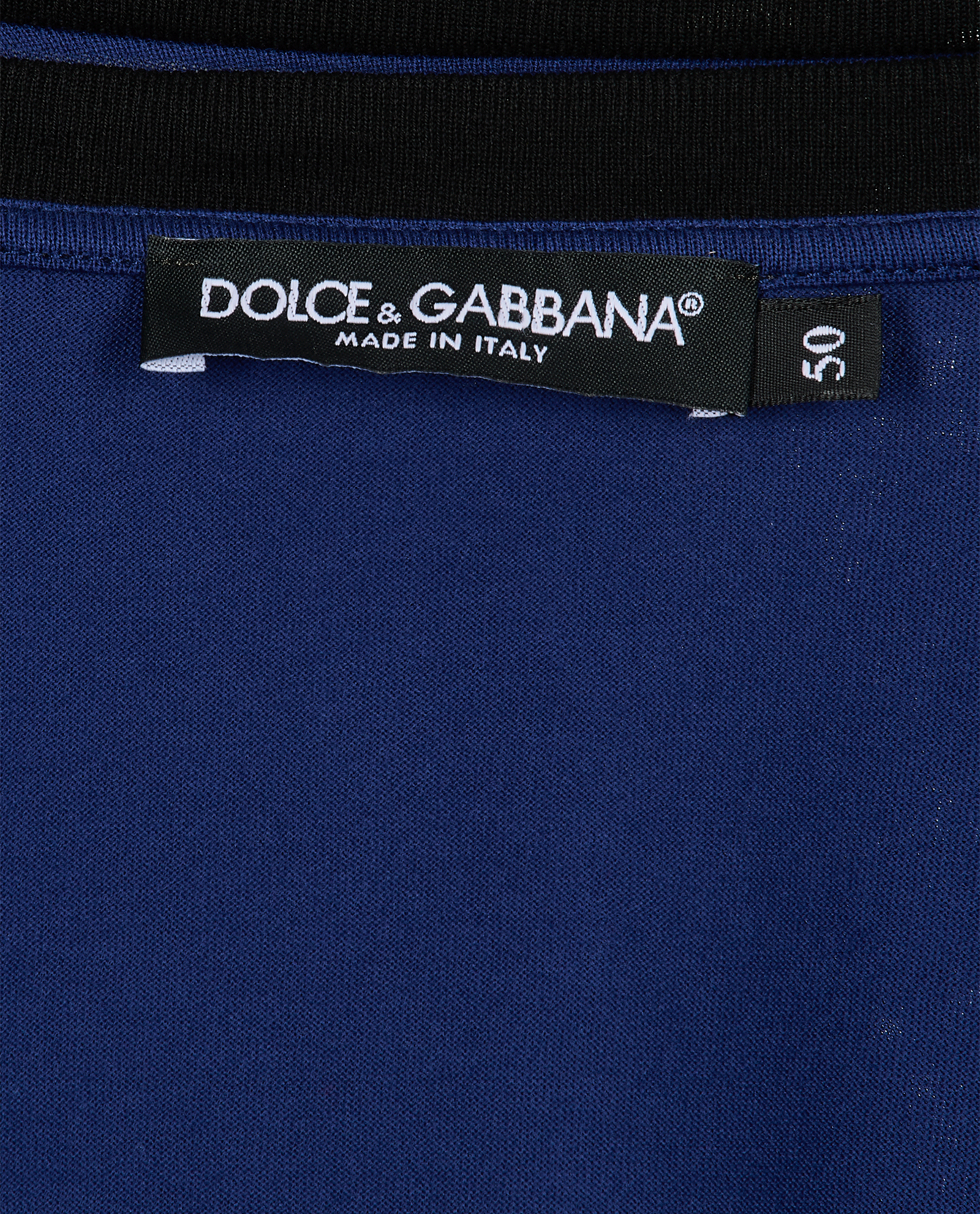 Dolce & Gabbana King Of My Life T-Shirt, &pound;150, Clothing, Blue, Cotton, Other view