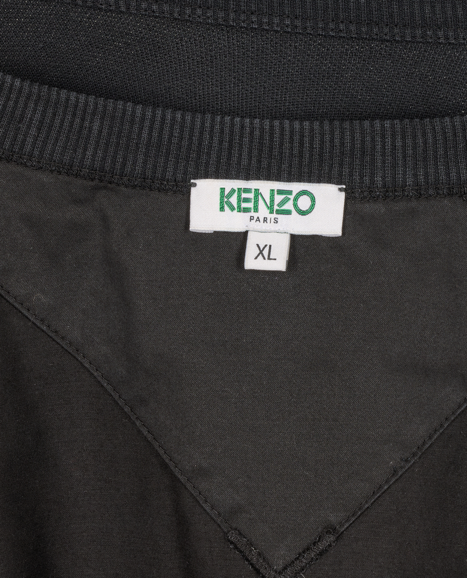 Kenzo Logo Embroidered T-Shirt, &pound;50, Clothing, Black, Cotton, Other view