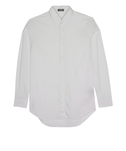 Christian Dior Oblique Shirt, &pound;230, Clothing, White, Cotton, Front view