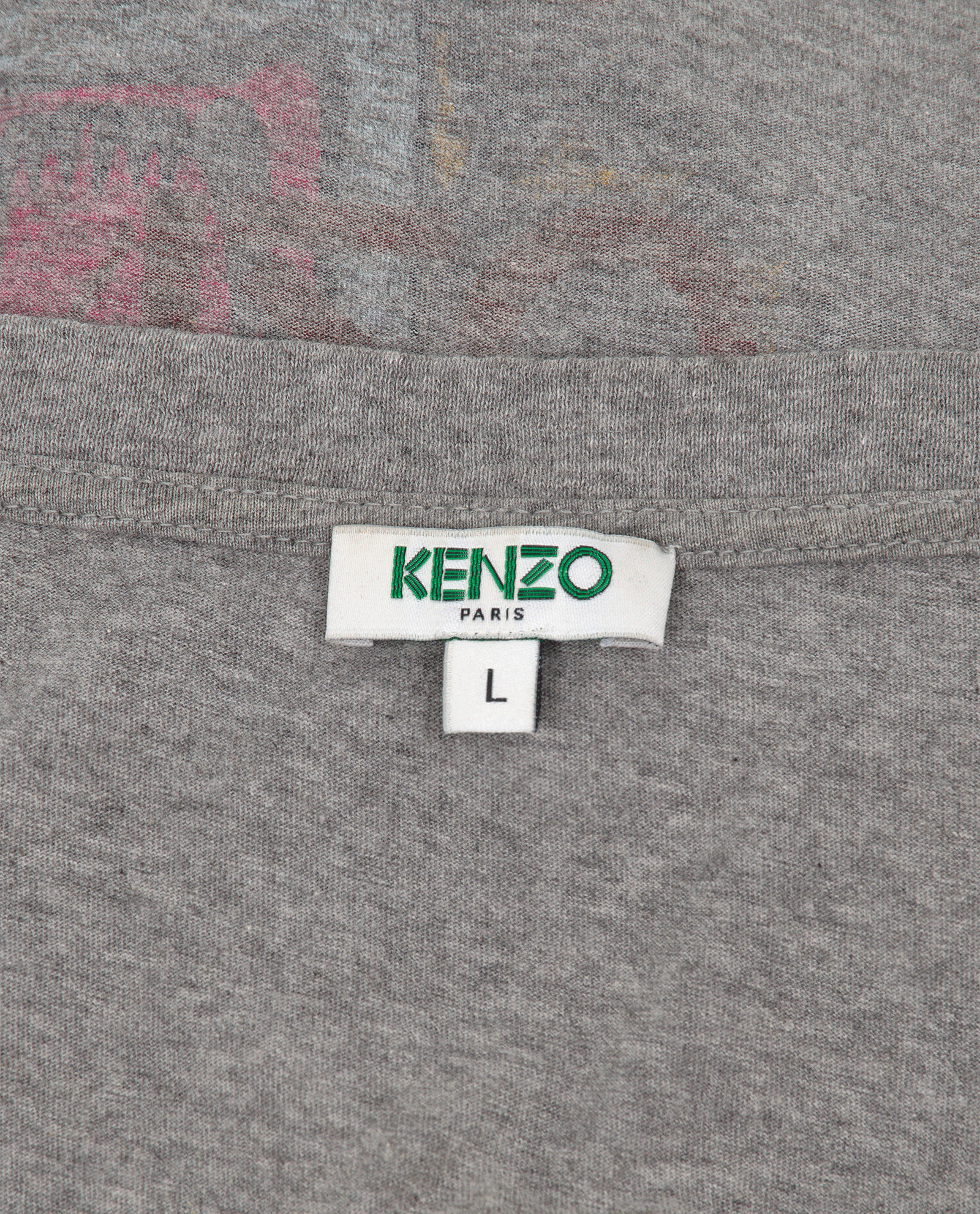 Kenzo Tiger T-Shirt, &pound;70, Clothing, Grey, Cotton, Other view