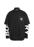 Burberry Logo Shirt, &pound;120, Clothing, Black, Cotton, Front view