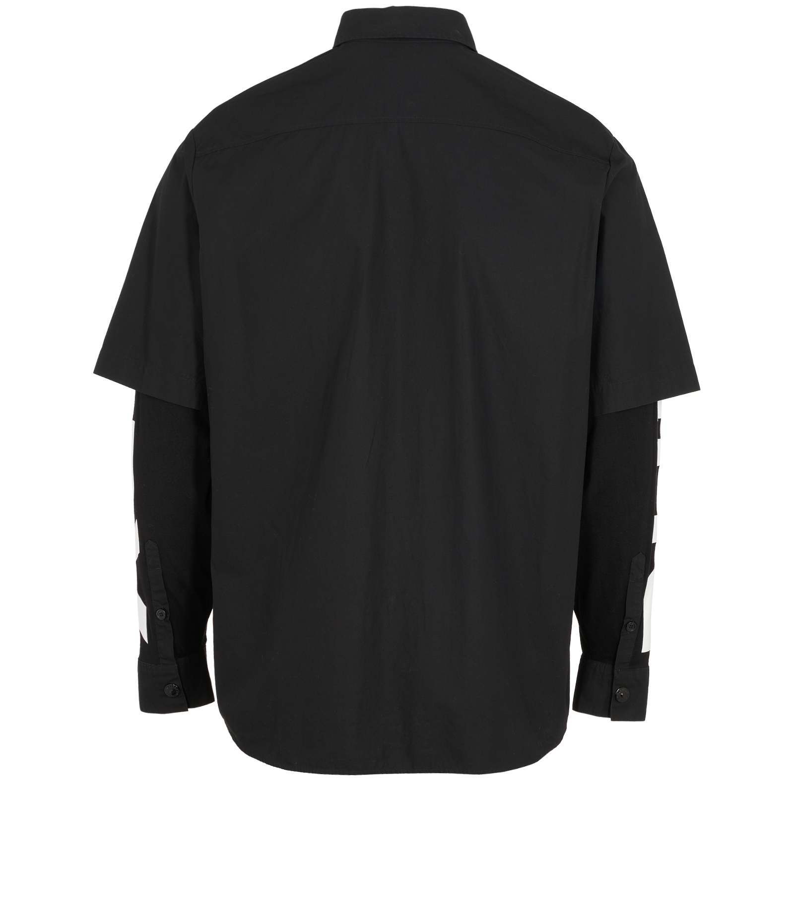 Burberry Logo Shirt, &pound;120, Clothing, Black, Cotton, Back view