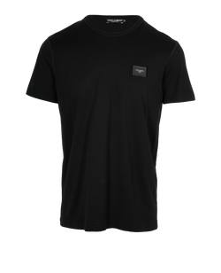 Dolce & Gabbana Logo T-Shirt, Mens, Cotton, Black, Sz L, 3*