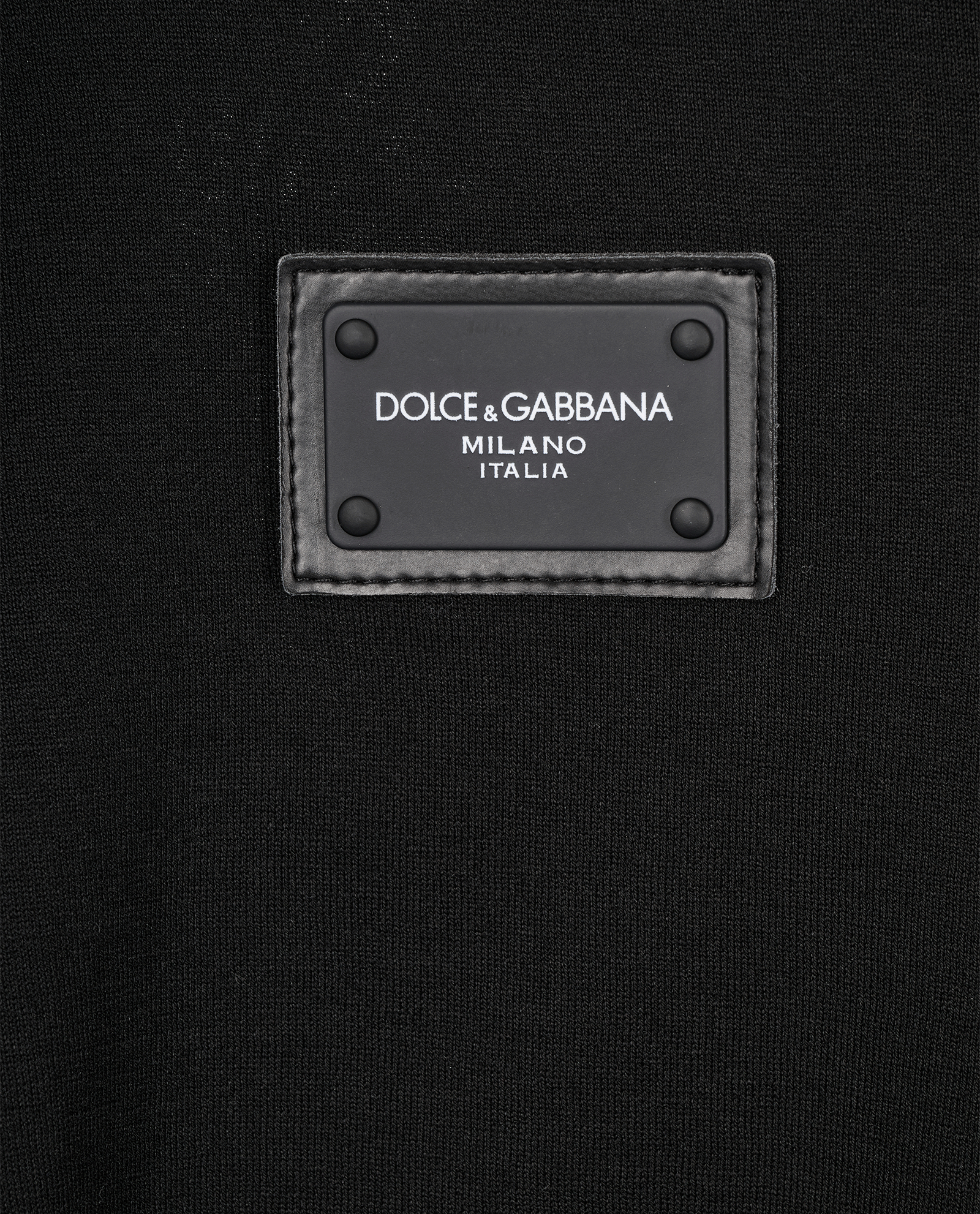 Dolce & Gabbana Logo T-Shirt, &pound;140, Clothing, Black, Cotton, Other view