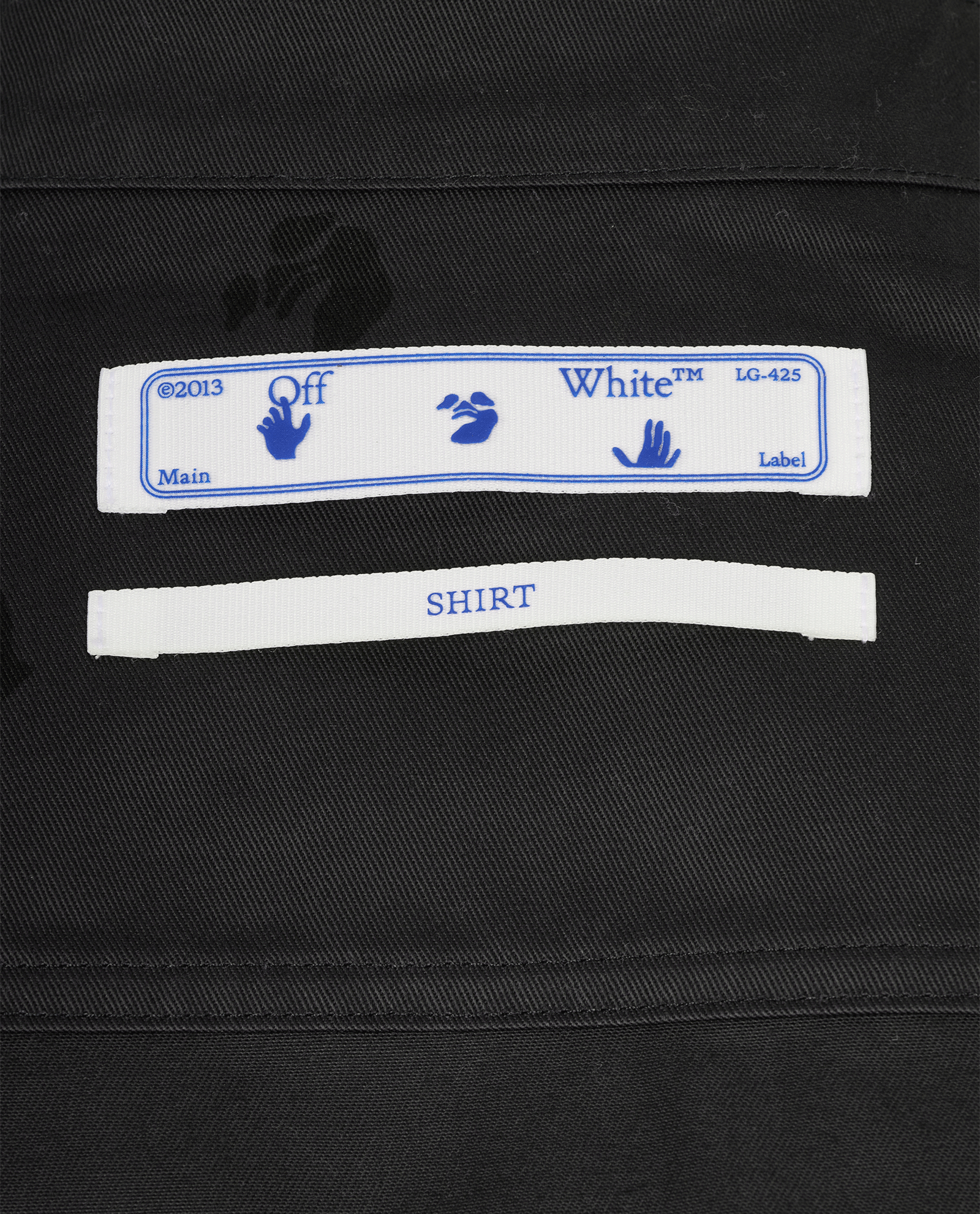 Off - White Allover Logo Shirt, &pound;150, Clothing, Black, Cotton, Other view