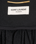 Saint Laurent Braided Button Blouse, &pound;350, Clothing, Black, Silk, Other view