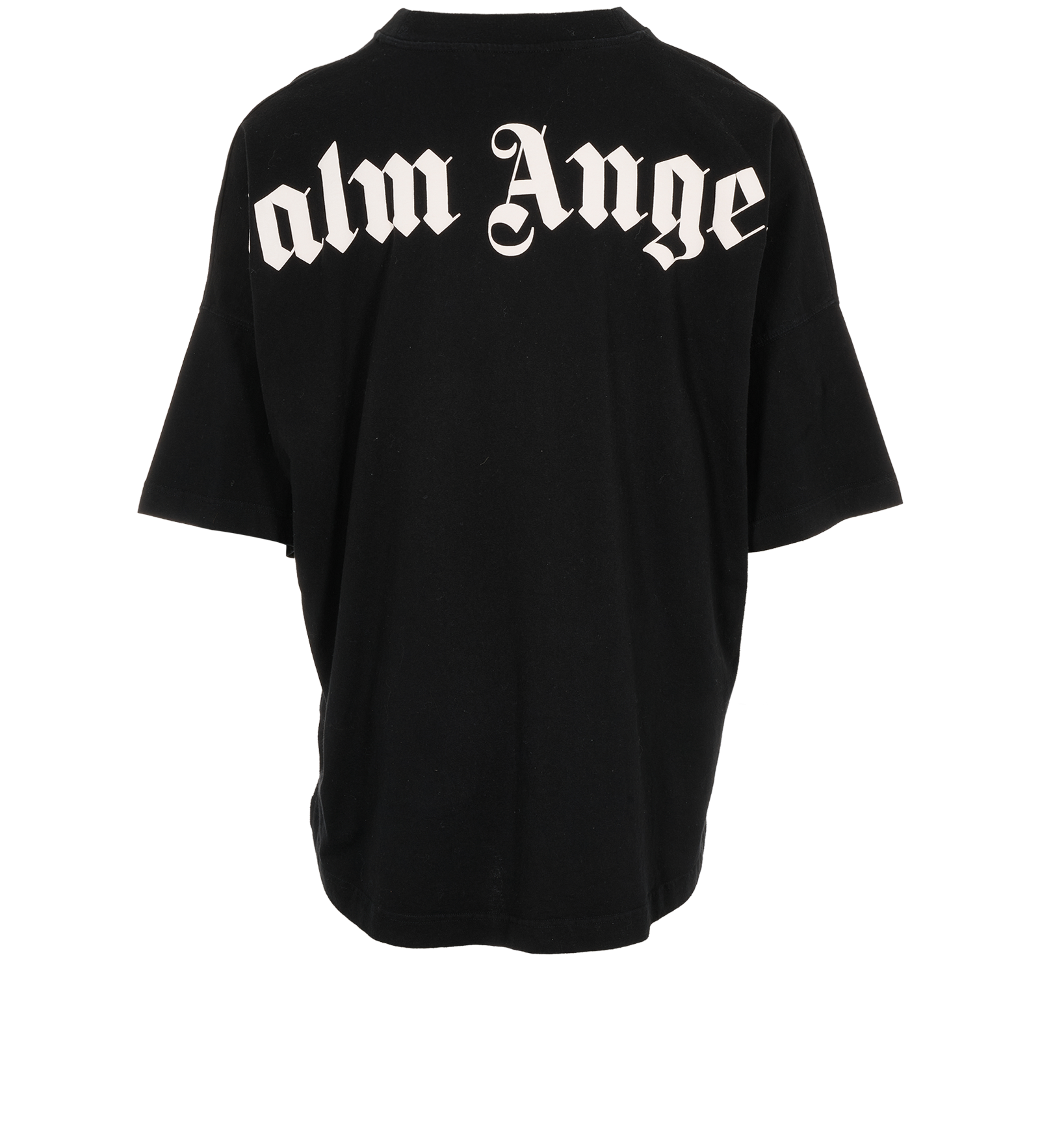 Palm Angels Logo T-Shirt, &pound;90, Clothing, Black, Cotton, Back view