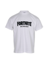 Balenciaga X Fortnite Oversized T-Shirt, &pound;130, Clothing, White, Cotton, Front view