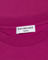 Balenciaga Distressed Graphic T-Shirt, &pound;190, Clothing, Purple, Cotton, Other view