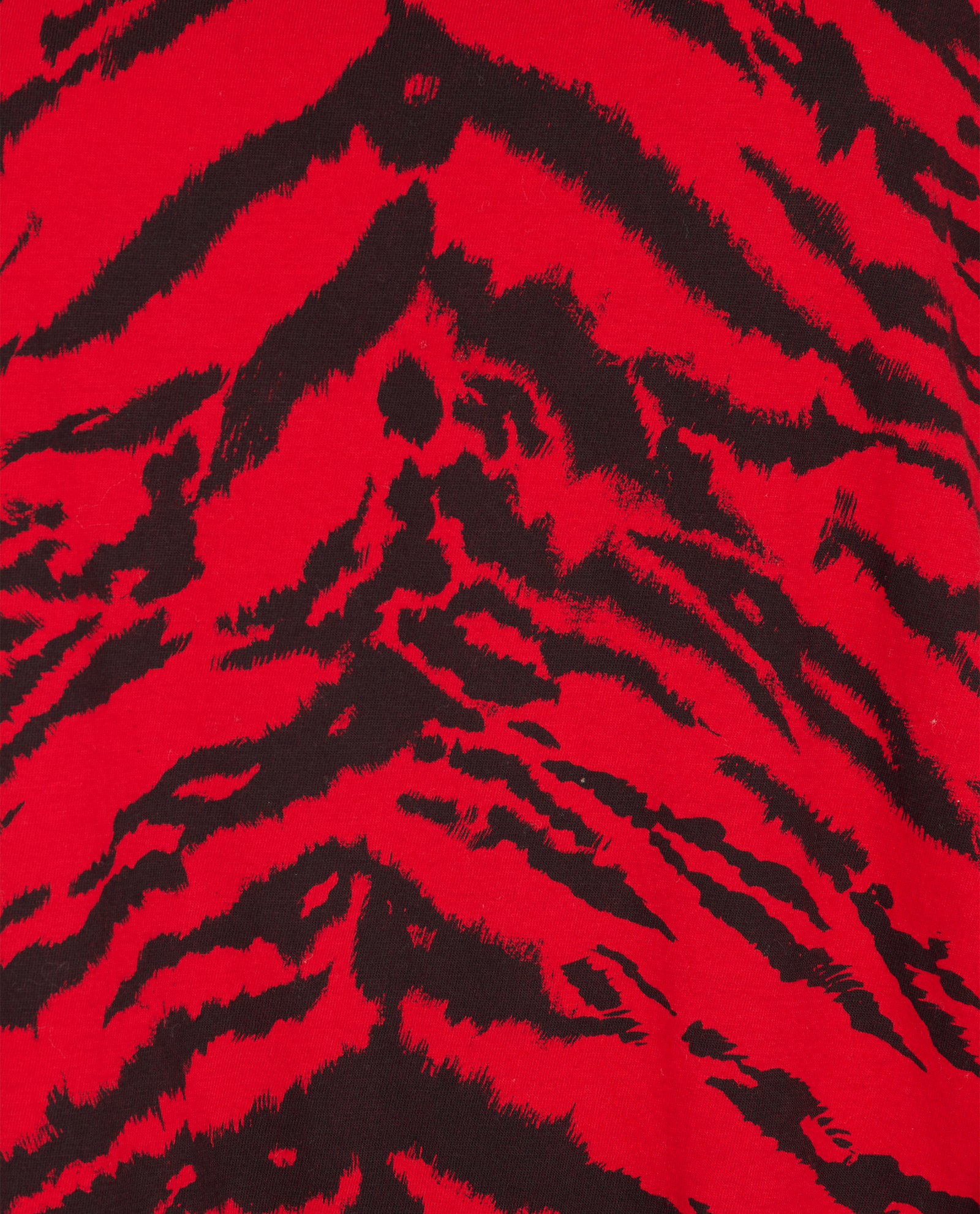 Saint Laurent Animal Print T-Shirt, &pound;125, Clothing, Red, Cotton, Other view