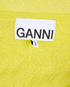 Ganni Jacquard Knit Top, &pound;45, Clothing, Yellow, Wool, Other view