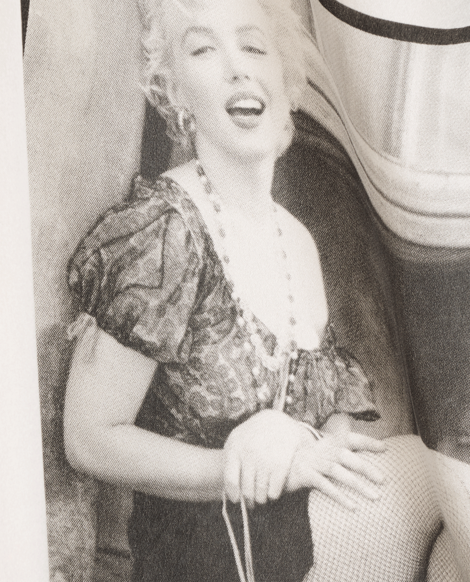 Dolce & Gabbana Marylin Monroe Print Top, &pound;120, Clothing, Cream, Silk, Other view