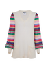 Chanel Sheer Knit Top, &pound;390, Clothing, Cream, Silk, Front view