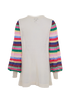 Chanel Sheer Knit Top, &pound;390, Clothing, Cream, Silk, Back view
