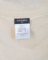 Chanel Sheer Knit Top, &pound;390, Clothing, Cream, Silk, Other view