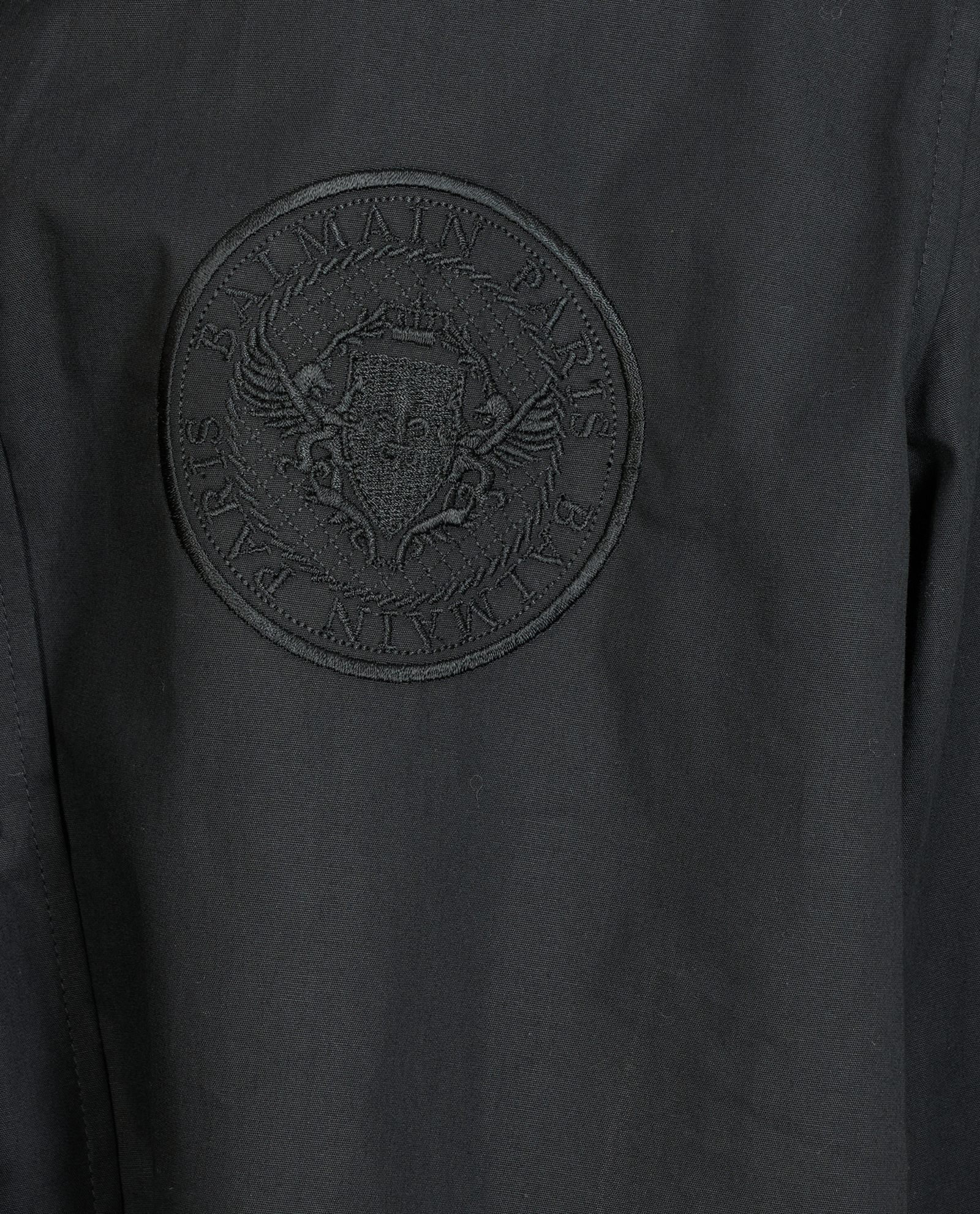 Balmain Logo Shirt, &pound;130, Clothing, Black, Cotton, Other view
