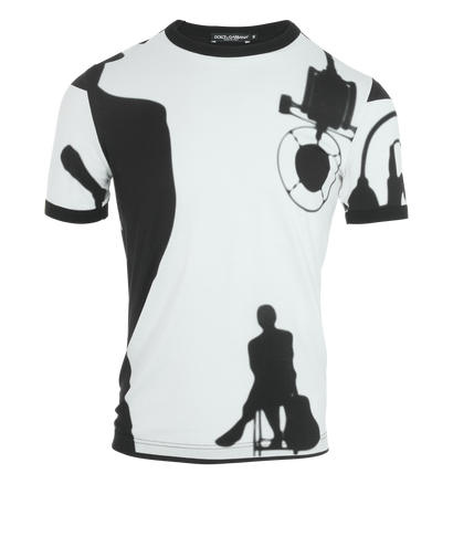 Dolce & gabbana T-shirt, &pound;110, Clothing, Black/White, Cotton, Front view