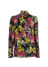 Dolce & Gabbana Floral Blouse, &pound;150, Clothing, Black, Silk, Front view