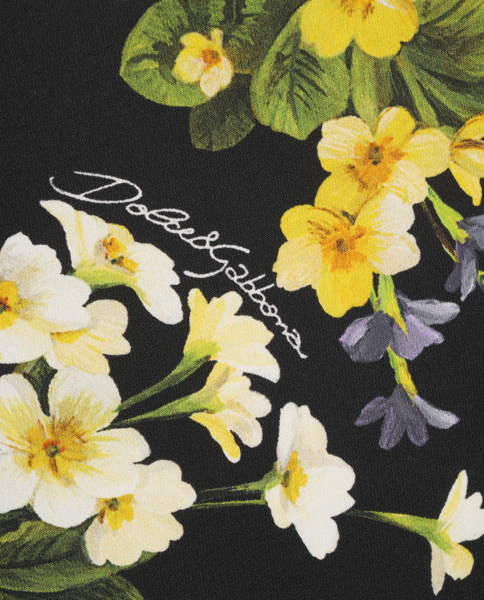 Dolce & Gabbana Floral Blouse, &pound;150, Clothing, Black, Silk, Other view