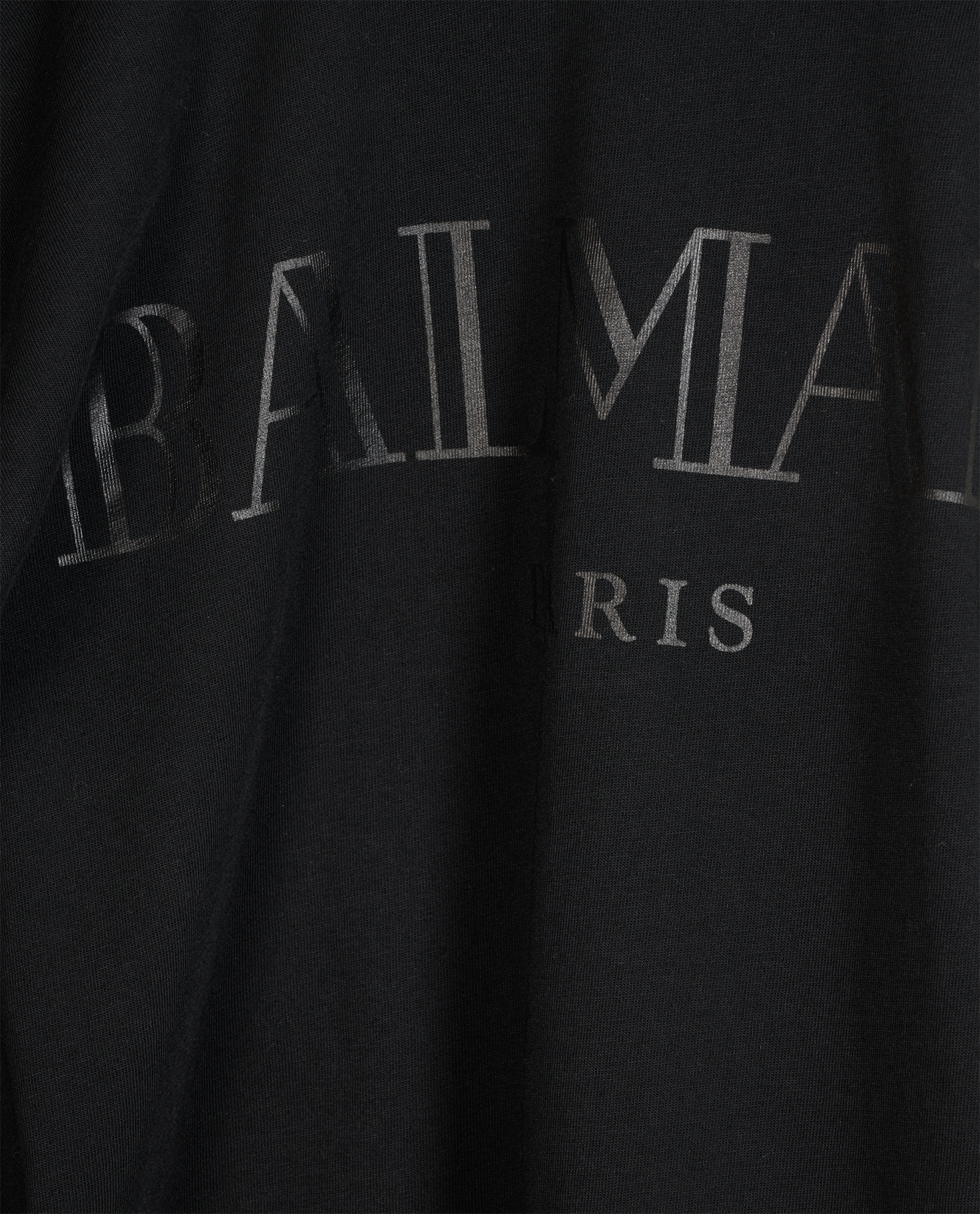 Balmain Logo T-shirt, &pound;110, Clothing, Black, Cotton, Other view