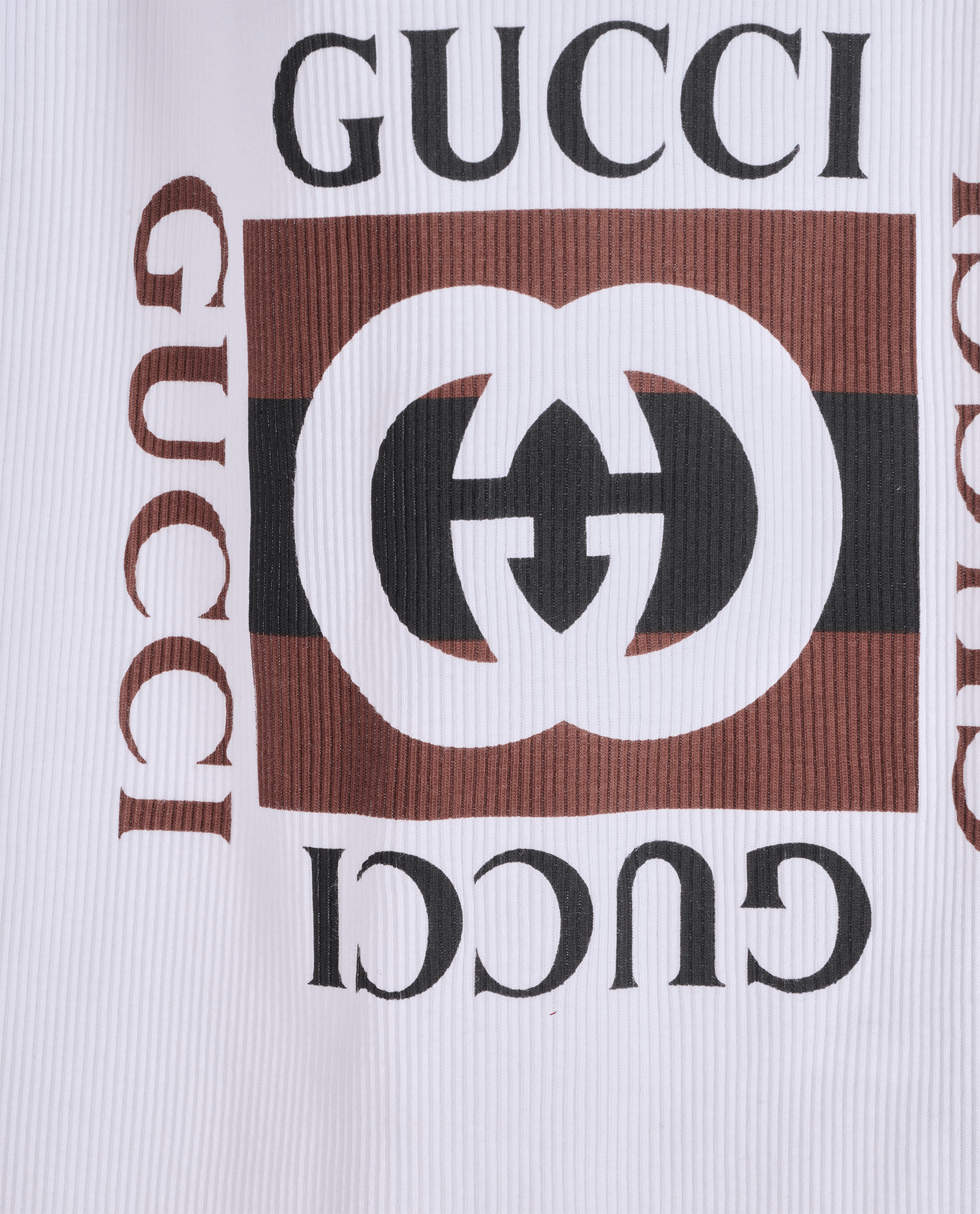 Gucci Interlocking G Tank Top, &pound;140, Clothing, White, Cotton, Other view