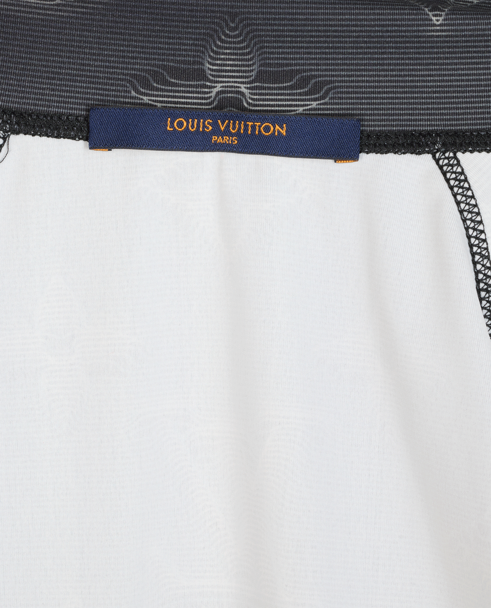 Louis Vuitton Half Zip Technical Top, &pound;450, Clothing, Black, Polyester Mix, Other view