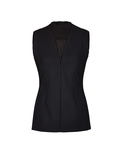 Cedric Charlier Silk Back Top, front view