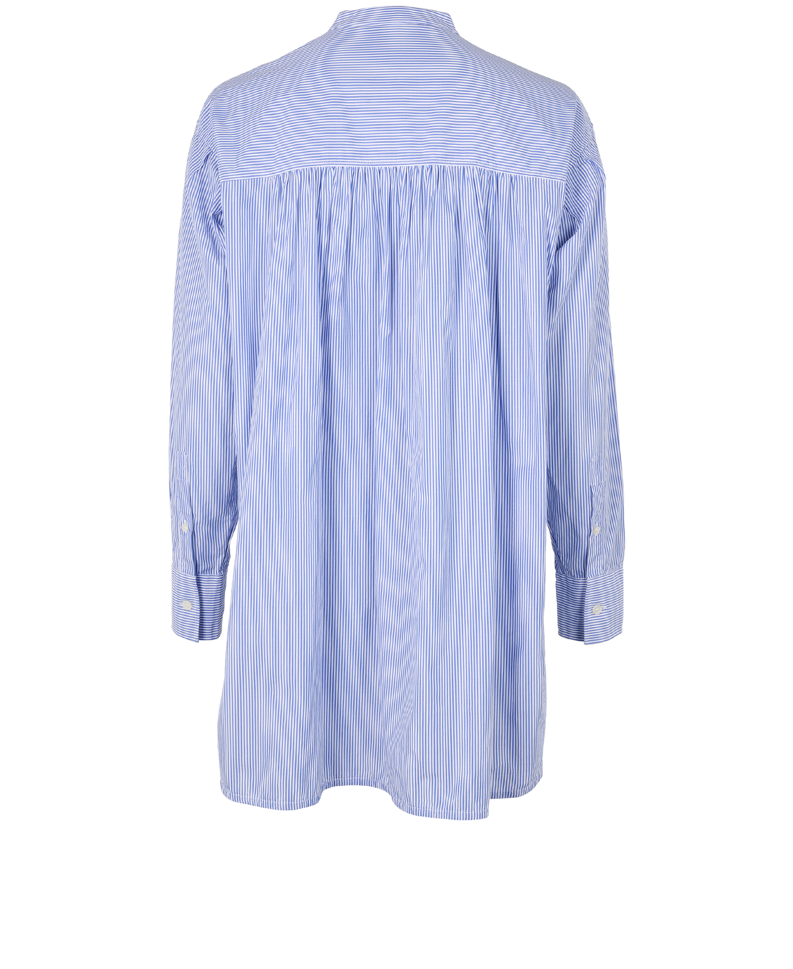 Loewe Pinstripe Shirt, &pound;140, Clothing, Blue/White, Cotton, Back view