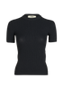 Fendi Short Sleeve Top, &pound;180, Clothing, Black, Viscose, Front view