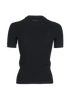 Fendi Short Sleeve Top, &pound;180, Clothing, Black, Viscose, Back view