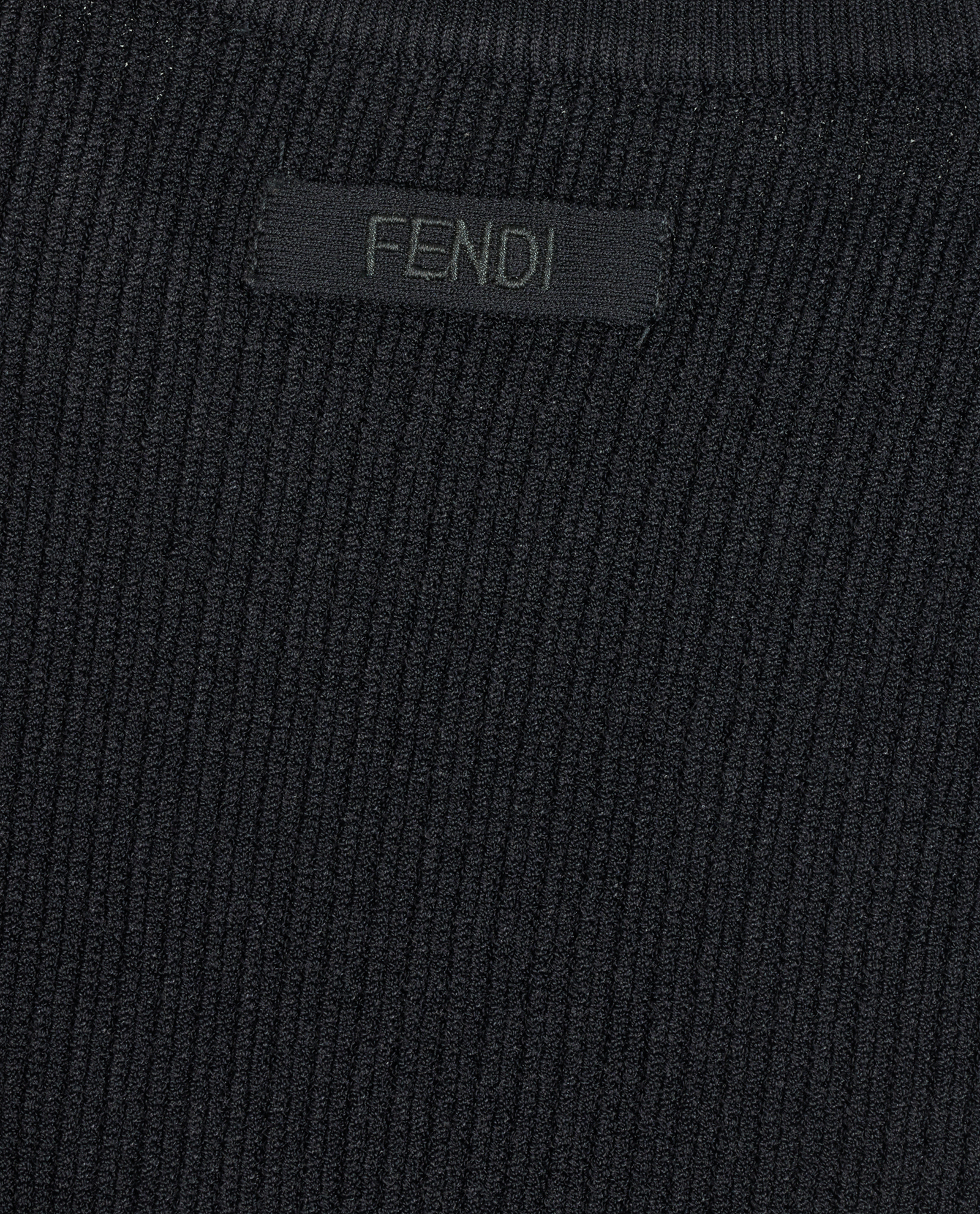 Fendi Short Sleeve Top, &pound;180, Clothing, Black, Viscose, Other view