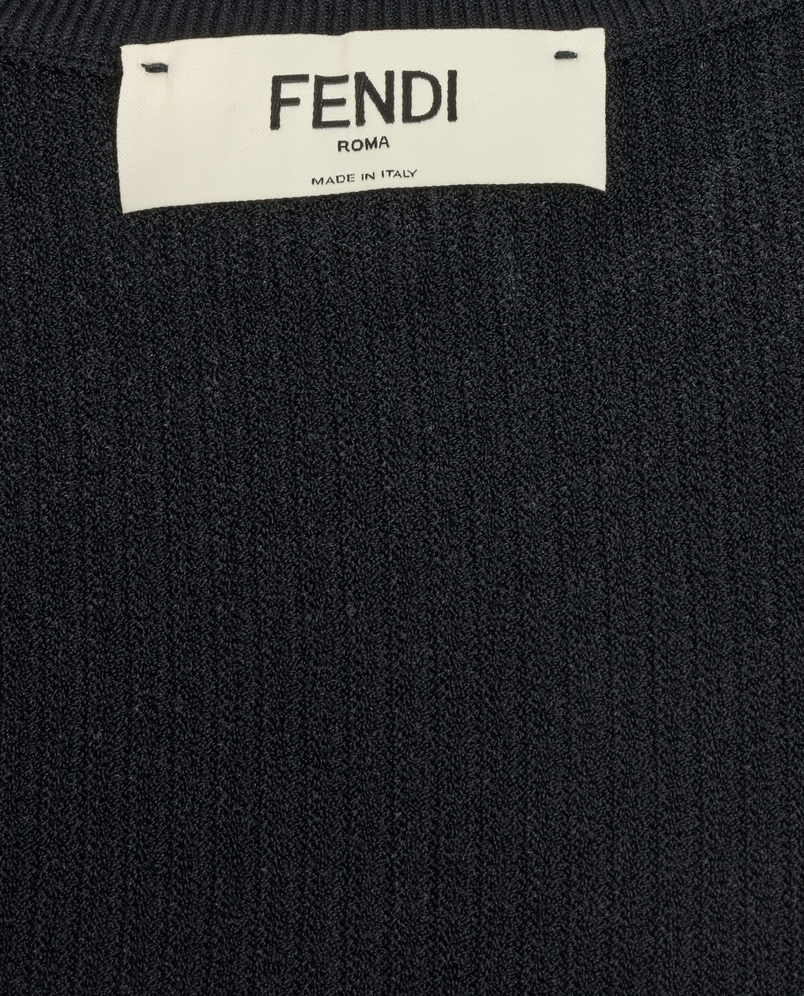 Fendi Short Sleeve Top, &pound;180, Clothing, Black, Viscose, Other view