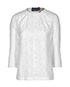 No.21 3/4 Sleeve Lace Top, front view
