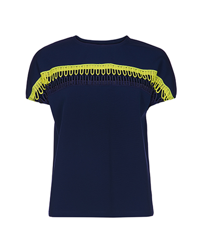 Christopher Kane Neon Fringe Box Cut Top, front view