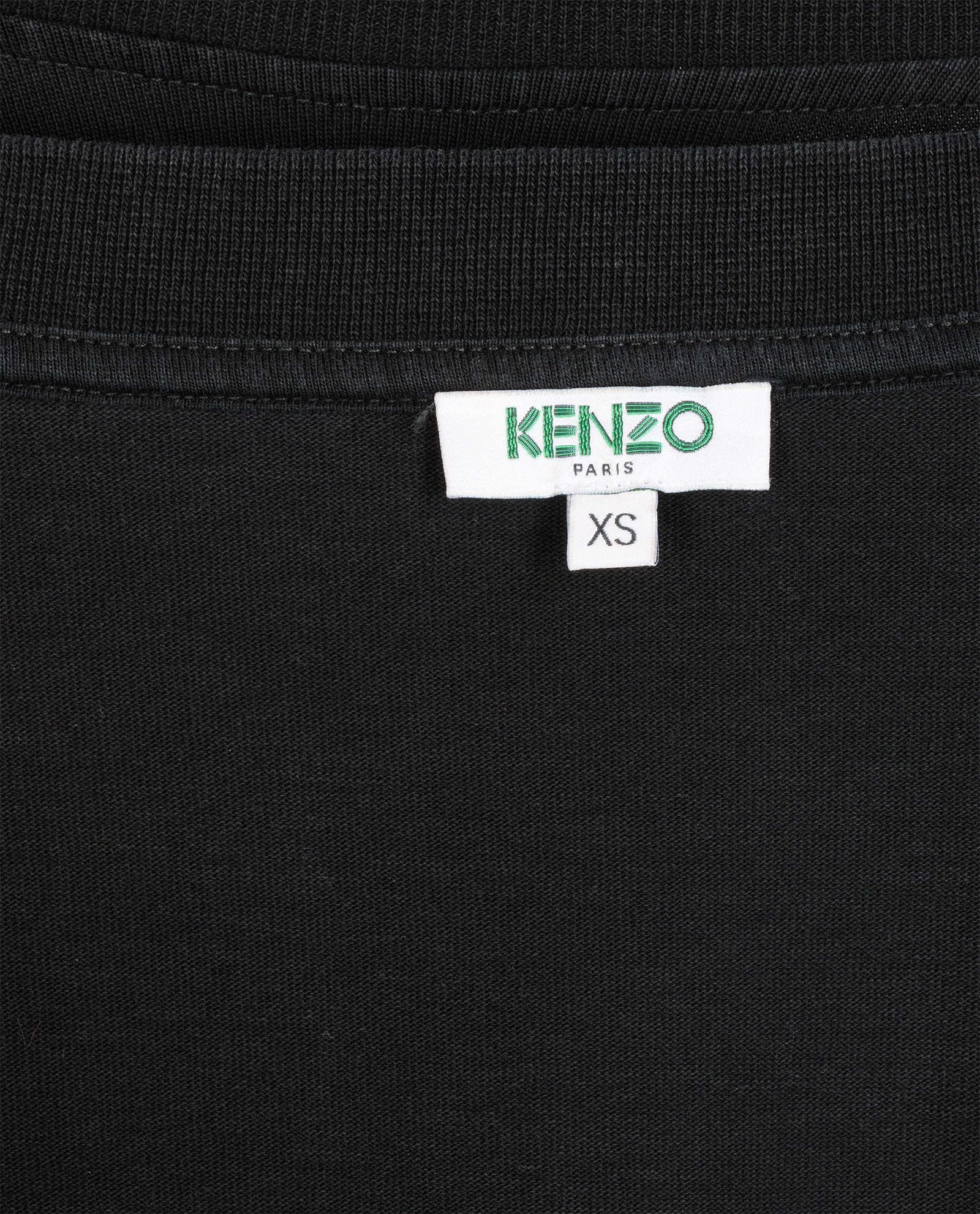 Kenzo Snap-Button Details Top, &pound;50, Clothing, Black, Cotton, Other view